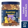 thumbnail image 2 of PLANTERS Salted Mixed Nuts, Party Snacks, Plant-Based Protein, 27 oz Canister, 2 of 15