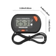 thumbnail image 3 of Upgrade Aquarium Thermometer for Fish Tanks, Reptile Tank Temperature Sensor with Suction Cup Probe, LCD Display for Precise Temperature Measurement in Aquariums, 3 of 7