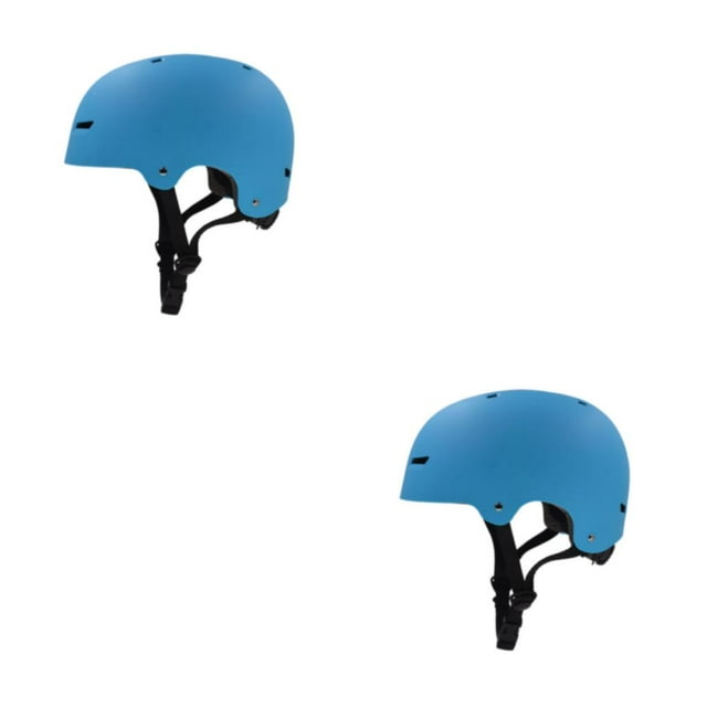 Sonducket Cascos protectores - Forro desmontable para protección personalizable y cómoda Patinaje sobre ruedas Cascos de equitación Azul mate azul mate METRO(52-58CM) 2piezas