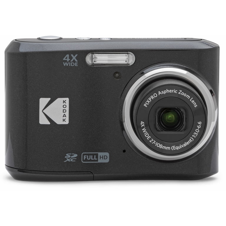 Kodak FZ45BK PIXPRO 16MP Camera, Black Bundle with Lexar 32GB High
