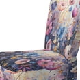 thumbnail image 4 of Designart "Purple Dreamy Florals VII" Upholstered Abstract Botanicals Accent Chair and Modern & Contemporary Arm Chair - Multiple Color & Pattern, 4 of 7