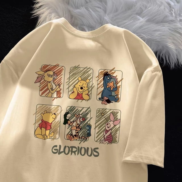 Sanrios Kawaii Anime Hello Kitty Pochacco-Camiseta de manga corta de algodón con dibujos animados para Niños, Top suelto para regalo de cumpleaños