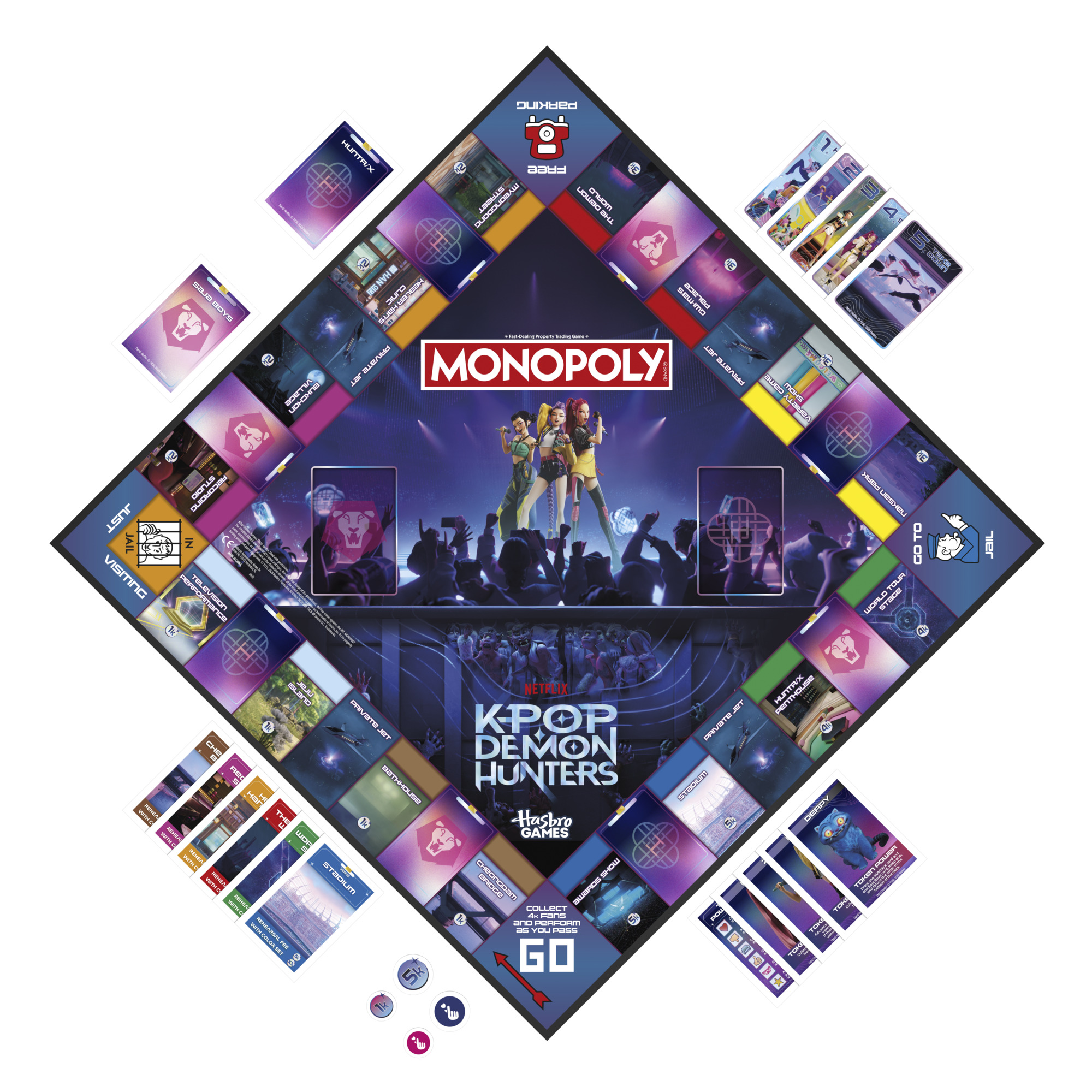 Monopoly: KPop Demon Hunters Edition Board Game photo 2