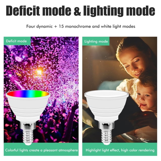 Bombilla inteligente BuyWeek LED RGB con Control remoto