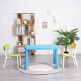 thumbnail image 5 of Domi Kids 3 Piece Plastic Toddler Table and Chair Set.Children Activity Table(Tricolor), 5 of 7