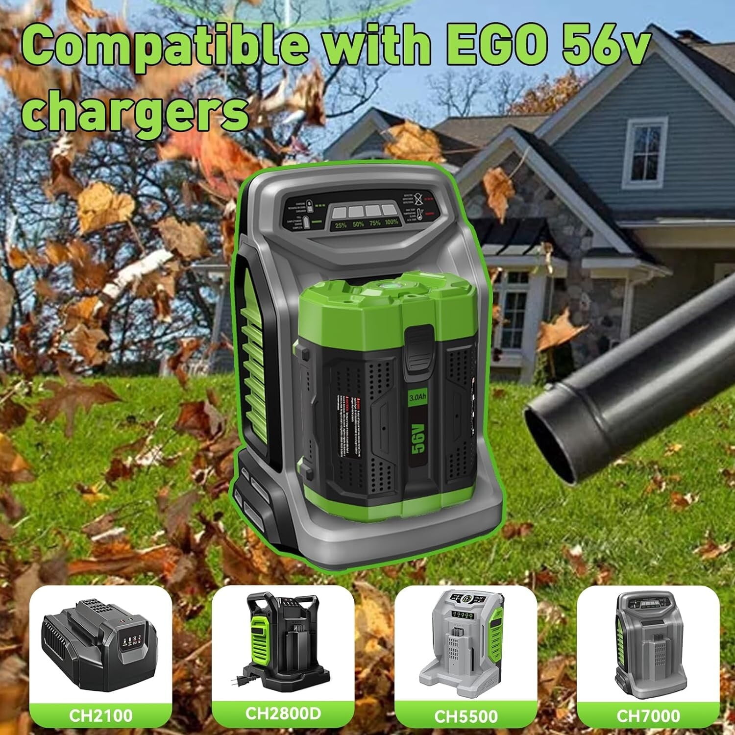2PACK EGO POWER+ (BA1400) 56V 2.5Ah LITHIUM-ION RECHARGEABLE BATTERY BA1400T