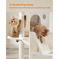 thumbnail image 5 of Árbol para gatos Feandrea UPCT190T01, 206 cm, con 13 rascadores, 5 of 5