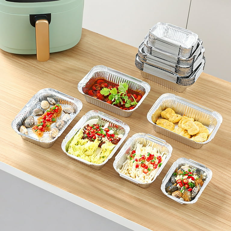Littleduckling 50Pcs Mini Loaf Pans with Lids Spoons and Sealing