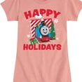 thumbnail image 3 of Thomas & Friends - Happy Holidays Thomas - Youth and Toddler Girls Fitted Short Sleeve Graphic T-Shirt, 3 of 5