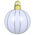 thumbnail image 2 of Fiudx Ofertas relámpago Bola de campana de decoración navideña de 45 cm, bola inflable de Navidad para exteriores, bola navideña inflable de PVC, decoraciones para árboles de Navidad, 2 of 7