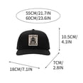 thumbnail image 3 of Gorra trucker Snapback con parche y estampado de ovejas | Gorra ajustable con visera curva | Parte trasera de malla transpirable para niños, 3 of 8