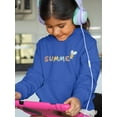 thumbnail image 2 of Summer Text And Butterfly Hoodie Juniors -Image by Shutterstock,  x-Large, 2 of 4