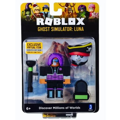Roblox Celebrity Collection Ghost Simulator Luna Figure Pack Includes Exclusive Virtual Item Walmart Com Walmart Com - roblox ghost simulator luna