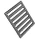 thumbnail image 5 of Rejilla de parrilla de hierro fundido resistente para cocinar, parrilla de barbacoa rectangular para fogata, uso para acampar al aire libre y chimenea, 5 of 5
