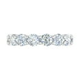 thumbnail image 3 of 5 Carat Diamond Eternity Wedding Band Ring in 14K White Gold - IGI Certified (Ring Size 5) (Value Collection), 3 of 6