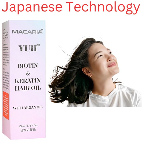 YUII Biotin Hair oil Strengthening Promotes Growth Shine For Men & Women | biotin hair growth | biotin hair oil|biotin oil for hair growth |super blend biotin oil | biotin oil for hair thanks