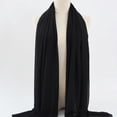 thumbnail image 3 of Women Solid Chiffon Hijab, Long Flowy Modest Head Wrap Scarf, 3 of 3