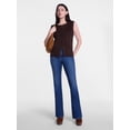 thumbnail image 3 of Scenario Women's Button Front Textured Sweater Vest, Lightweight, Sizes XS-XXXL, 3 of 7