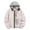 Pink, variant on ZUKMRJPC Men's Fake Two Pieces Jacket Casual Long Sleeve Zipper Lapel Collar Hooded Jacket Fall Fashion Outwear with Pockets