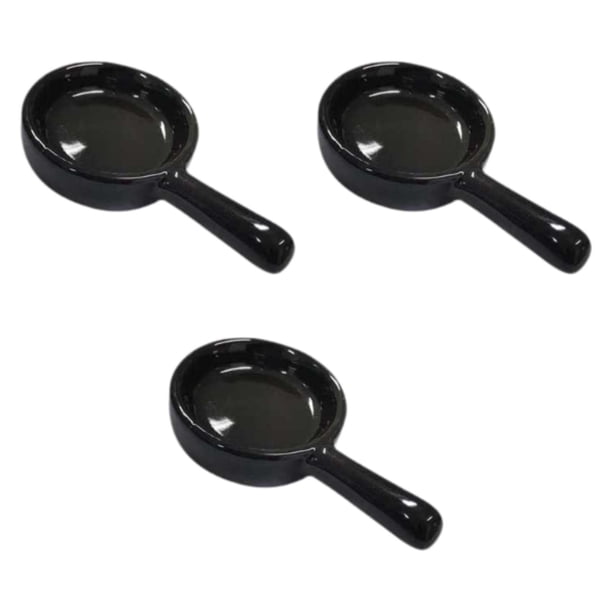3 portavelas de cerámica, soporte para velas de té, adorno de escritorio, candelabro, cuchara para velas, para estudio, dormitorio y sala de estar. Negro
