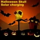 thumbnail image 1 of Luz decorativa solar impermeable Calavera de Halloween Impresionantes decoraciones de Halloween, 1 of 7