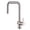 Brushed Nickel, variant on SUMERAIN Pull Down Sprayer Kitchen Faucet with Single Handle, Stainless Steel Lead Free Kitchen Sink Faucet, Chrome Finish