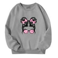 thumbnail image 3 of WOYY Toddler Girls Graphic Sweatshirt Spring Autumn Loose Crewneck Pullover Sweatshirts, 3 of 6
