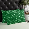 thumbnail image 4 of Clover, Throw Pillow Covers, St. Patrick's Day Green Shamrock Soft Breathable Pillow Cases with Invisible Zipper for Sleeping, Standard Pillowcases for Couch Bed Sofa Chair 20x26 Inches, 4 of 6