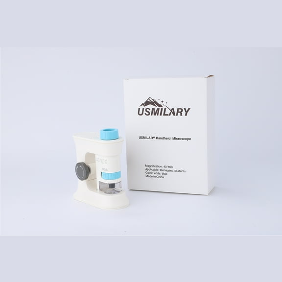 USMILARY Microscope handheld portable children's science electron optics professional eyepiece simple mini student dedicated