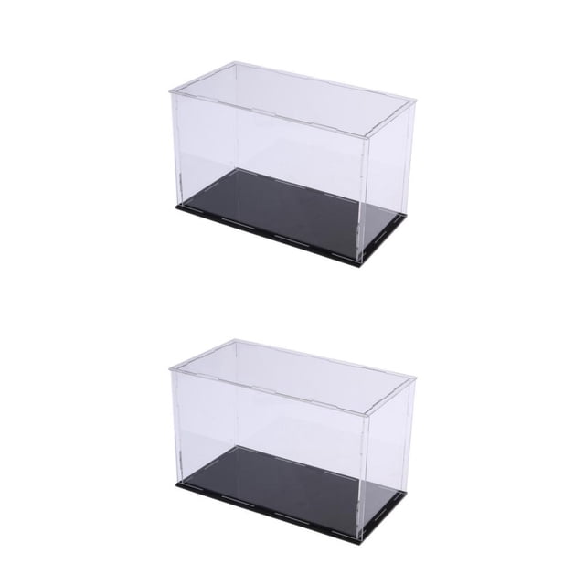 Bewildely Acrylic Toy Display Show Case Dustproof Case Box Large Protection Type2 NO2