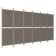 thumbnail image 4 of vidaXL 5-Panel Room Divider Anthracite 98.4"x70.9" Fabric, 4 of 89