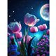 thumbnail image 1 of Cuadros Decorativos 5D Wdftyju Taladro Redondo Completo Diamante Pintura Tulipán Kit Decoración del Hogar, 1 of 9