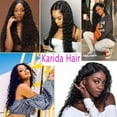 thumbnail image 5 of 10A Brazilian Kinky Curly Virgin Hair 3 Bundles with Free Part Closure 100% Unprocessed Brazilian Curly Human Hair Natural Black Color(14 16 18+14inch), 5 of 5
