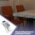 thumbnail image 5 of UPOUART 1Pcs Silver Iron 180 Degree Folding Self-locking Adjustable Angles Hinge for Furniture 10.6x4.0x1.4in, 5 of 8
