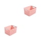 thumbnail image 4 of Caja de plástico apilable Advancent Organizador de almacenamiento duradero rosa METRO 2Conjunto, 4 of 6
