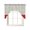 Red, variant on Abstract Black Polka Dot Swag Curtains for Kitchen Modern Farmhouse Sage Green Red Valances for Windows Small Window Treatment Short Topper for Cafe Bedroom Bathroom Living Room Decor 56x36 Inch