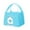 Light blue, variant on Fnochy Insulated Lunch Bag Portable Aluminum Foil Food Container, BPA-Free Eco-Friendly Lunch Box for Work, School, Travel, Keeps Food Fresh & Warm, Easy to Clean