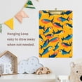 thumbnail image 4 of FORMRS Acrylic Clipboard with Low Profile Clip Standard A4 Letter Size, 12.5" x 9", Yellow Sardines Pattern, 4 of 8