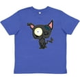 thumbnail image 3 of Inktastic Goth Animals Pets Black Cat Youth T-Shirt, 3 of 5