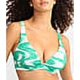 thumbnail image 5 of Seafolly WAVELENGTH JADE Fixed Triangle Bikini Swim Top, US 12, 5 of 6