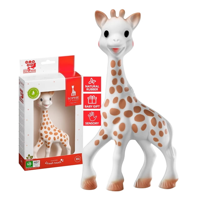 Juguete para la dentición Sophie la girafe Fresh Touch de caucho natural
