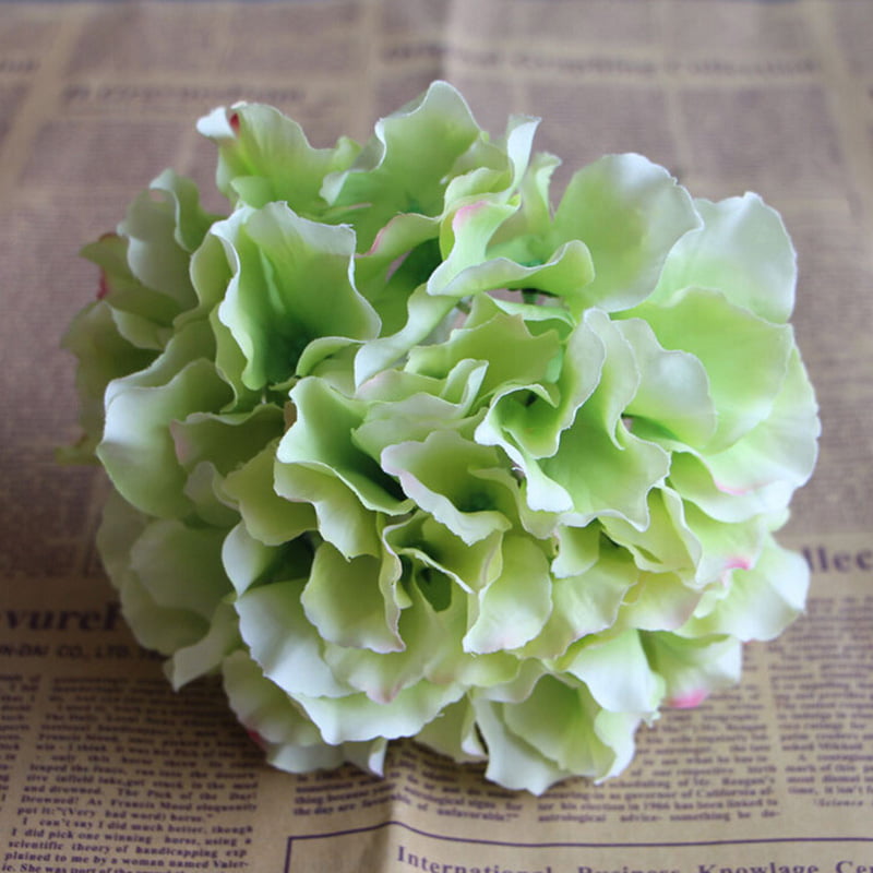 Simulation Artificial Flower Fake Hydrangea Macrophylla DIY Decoration Wedding 