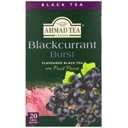 Ahmad Tea Black Tea, Blackcurrant Burst, 20 Ounce (Pack of 6)