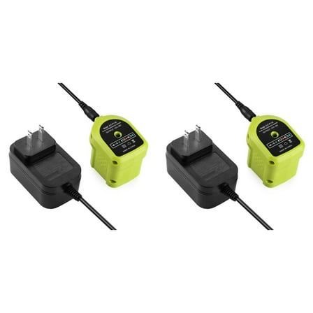 2X P119 NiCd Lithium-Ion Dual Battery Charger for 18V Battery P102 P103 P104 P105 P107 P108, US Plug