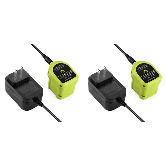 2X P119 NiCd Lithium-Ion Dual Battery Charger for 18V Battery P102 P103 P104 P105 P107 P108, US Plug