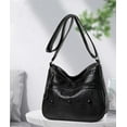 thumbnail image 3 of CoCopeaunts Women Soft PU Leather Shoulder Handbag Fashion Crossbody Bag with Multi Pockets Hobo Tote Bag, 3 of 7
