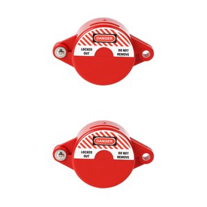 POPETPOP Faucet Locks Outdoor Red Abs 4.91X3.14X1.57In 2Pack
