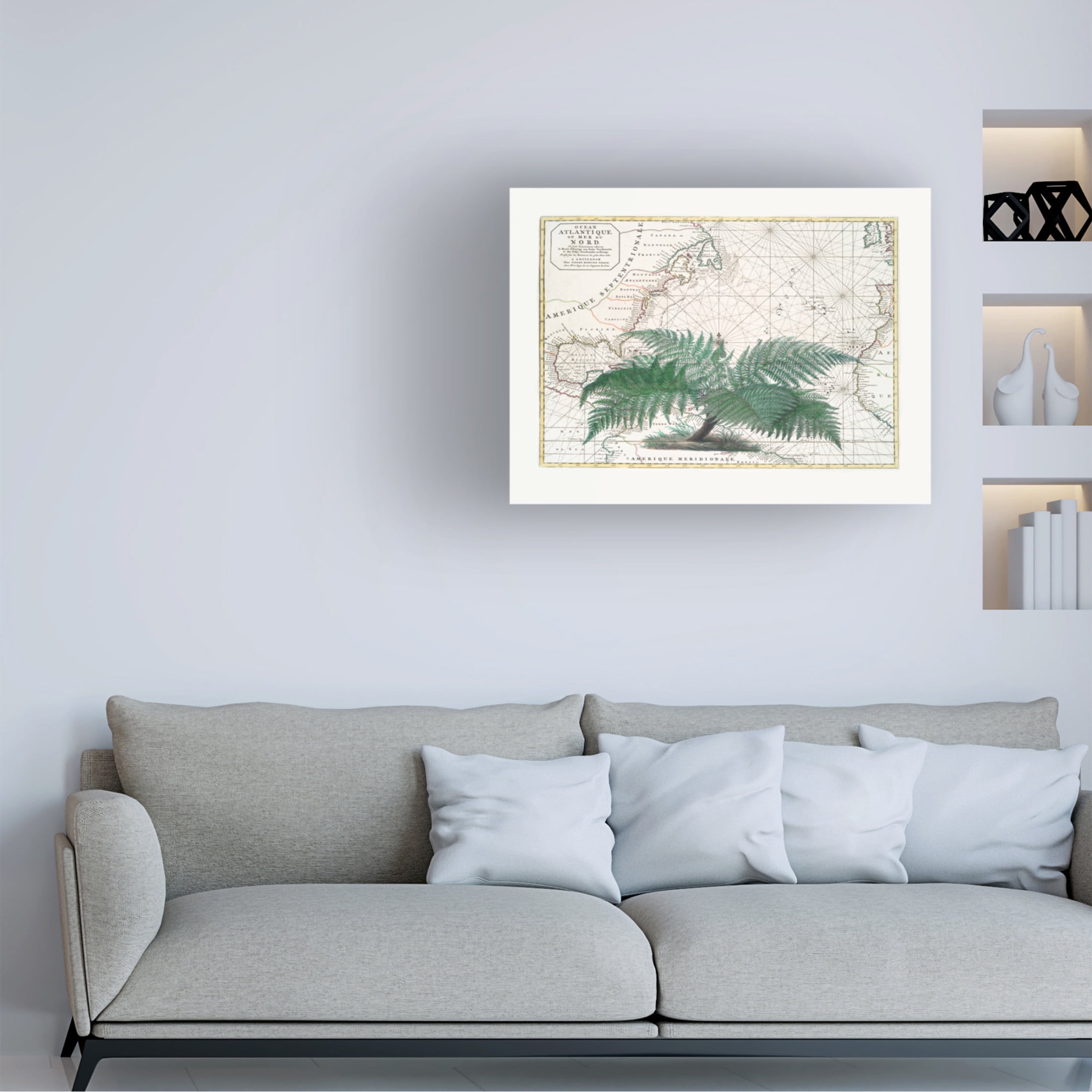 Trademark Fine Art Andrea Haase  Tropical Empire No4 Canvas Wall Art