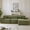 green, variant on L-Shape Boneless Sofa and Deep Seat Sectional Sofas with Ottoman, Beige