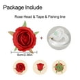 thumbnail image 4 of Lyacmy 10Pcs Artificial Rose Head, Fake Red Rose Flower Hanging for DIY Wedding Decorations with Fishing Line, 4 of 10